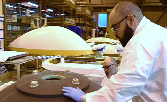 Man working in a factory